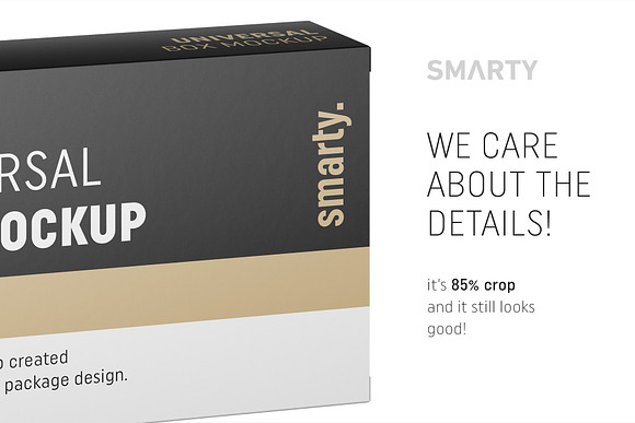 Carton box mockup 110x70x30 in Product Mockups - product preview 3