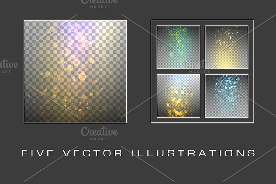 Gold glitter particles in Textures - product preview 8