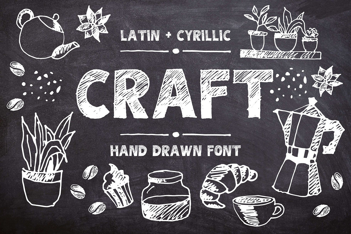 Craft font in Display Fonts - product preview 8