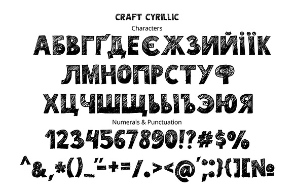Craft font in Display Fonts - product preview 2