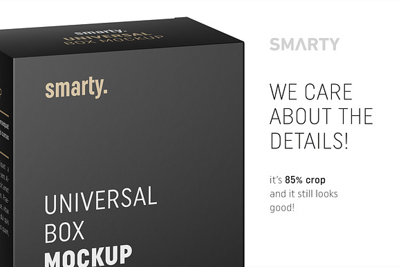 Carton box mockup 80x110x50 in Product Mockups - product preview 3