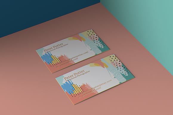 Business Card MockUp in Print Mockups - product preview 2