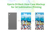 Xperia Z4 3d Sublimation Mockup