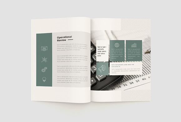 Green Annual Report in Magazine Templates - product preview 6