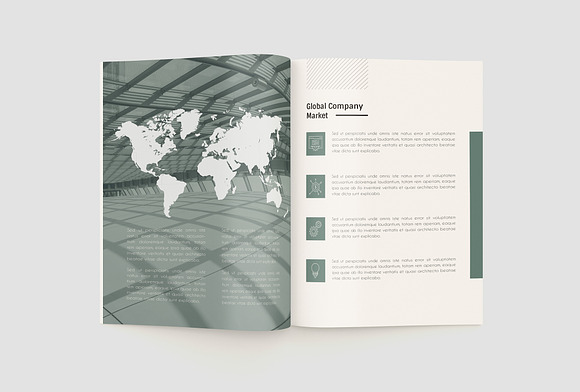 Green Annual Report in Magazine Templates - product preview 10