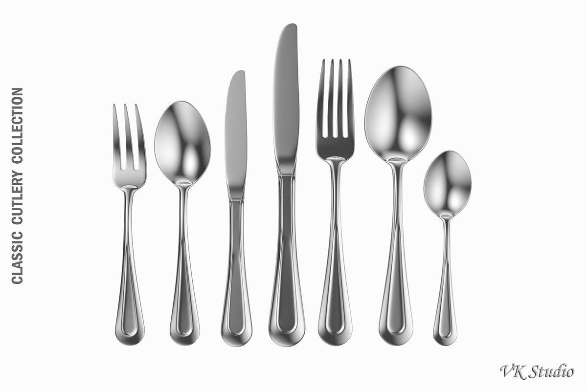 Classic Cutlery Set 7 Pieces in Appliances - product preview 8