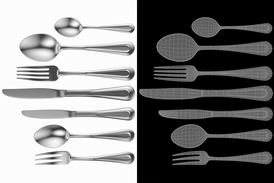 Classic Cutlery Set 7 Pieces in Appliances - product preview 1