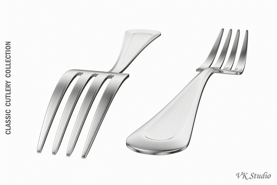 Classic Cutlery Set 7 Pieces in Appliances - product preview 7
