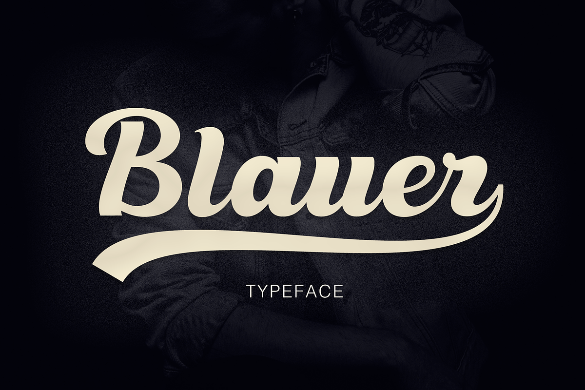 Blauer in Script Fonts - product preview 8