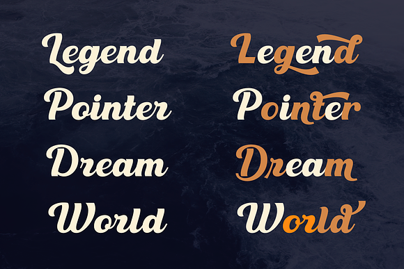 Blauer in Script Fonts - product preview 3