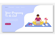 Your pregnancy to do list homepage