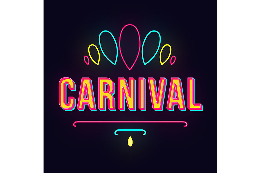 Carnival vintage 3d lettering in Add-Ons - product preview 8