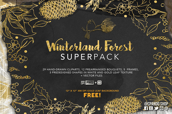 Winterland forest SUPER KIT!