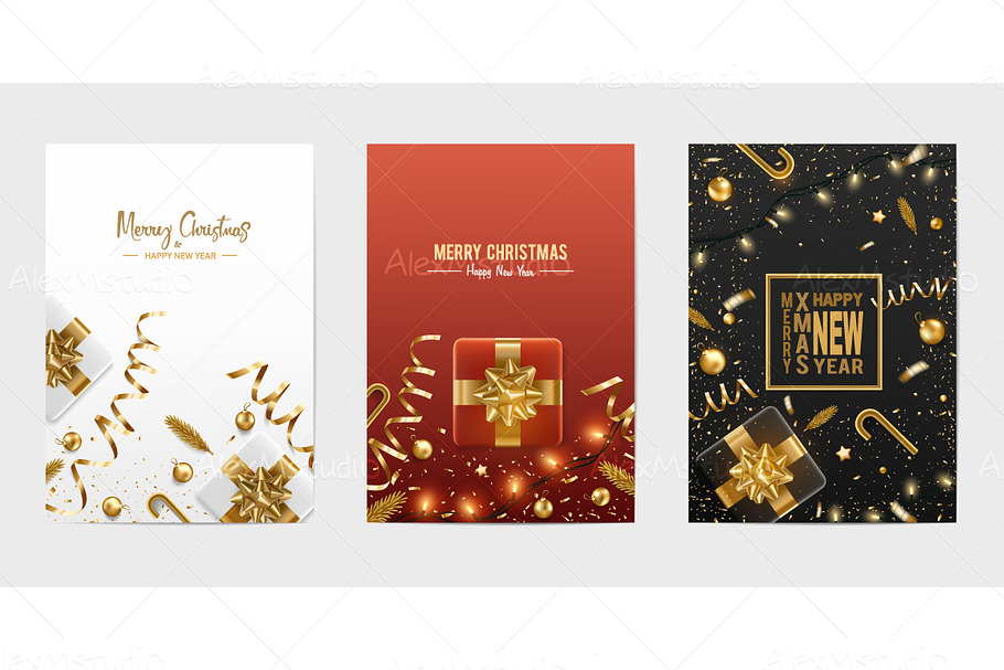 Christmas Poster Banners in Illustrations - product preview 8