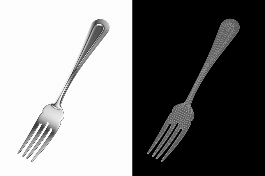 Fish Fork Classic Cutlery in Appliances - product preview 2
