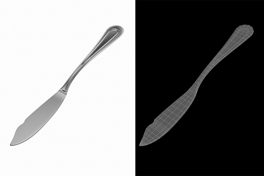 Fish Knife Classic Cutlery in Appliances - product preview 1