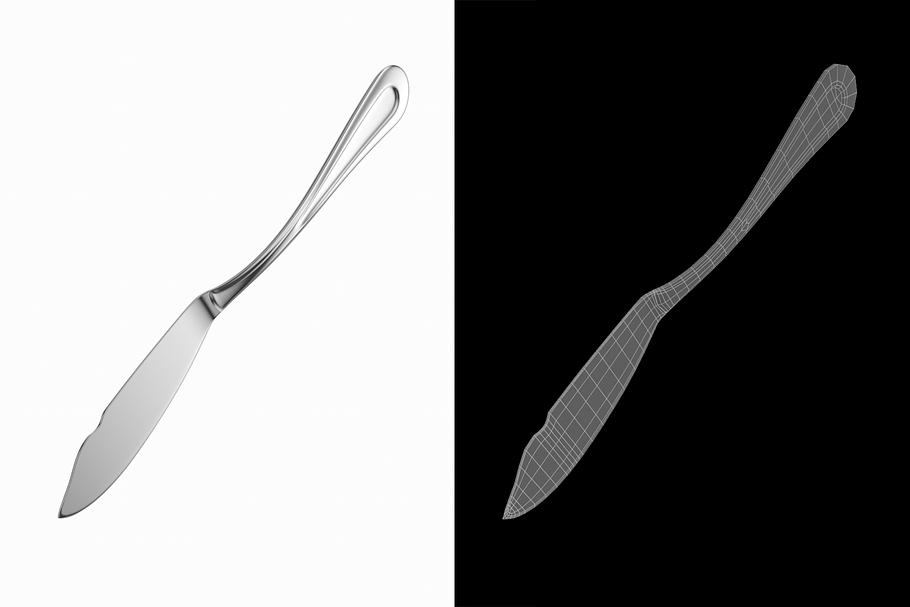 Fish Knife Classic Cutlery in Appliances - product preview 2