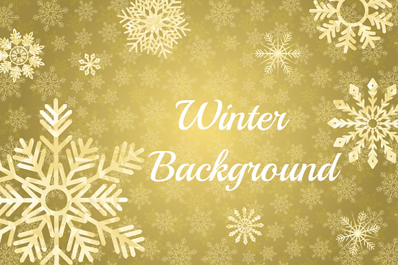 Winter Golden Backgrounds in Textures - product preview 2