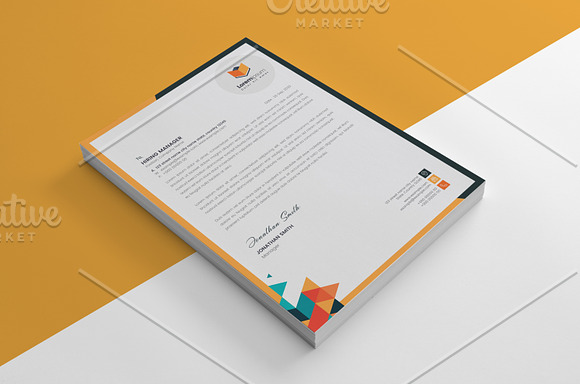 Letterhead Pad in Stationery Templates - product preview 2
