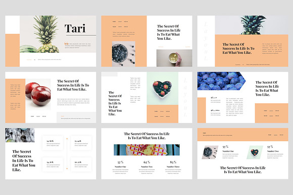 Tari - Food Google Slides in Google Slides Templates - product preview 1