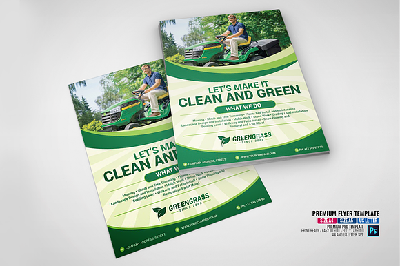 Garden Services Flyer in Flyer Templates - product preview 3