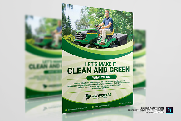 Garden Services Flyer in Flyer Templates - product preview 4