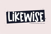 Likewise | A Fun Chunky Font