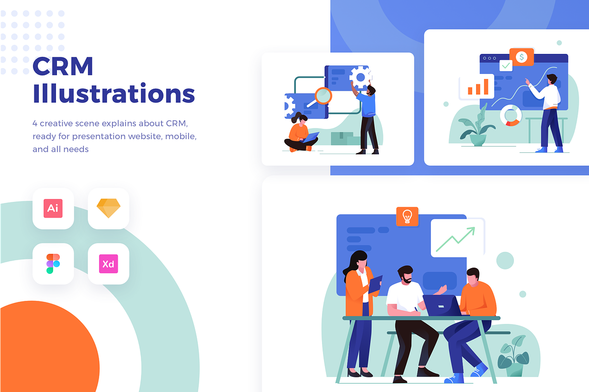 CRM Illustration in Graphics - product preview 8