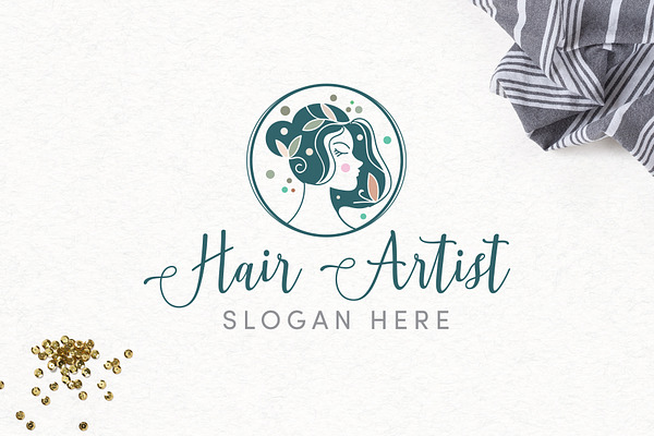 Hair Artist A Logo Template