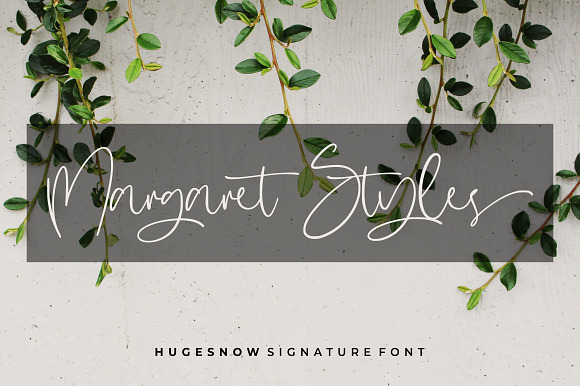 Hugesnow - Signature Font in Script Fonts - product preview 4