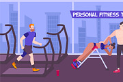 Personal coach sport background