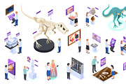 Modern interactive museum icons