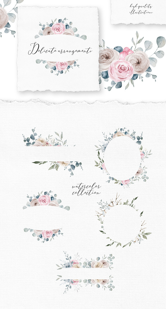 The winter day Watercolor Set in Illustrations - product preview 6