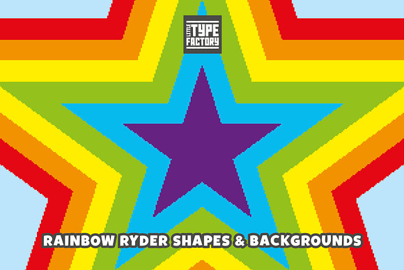 Rainbow Ryder EPS & PNG Font in Display Fonts - product preview 3