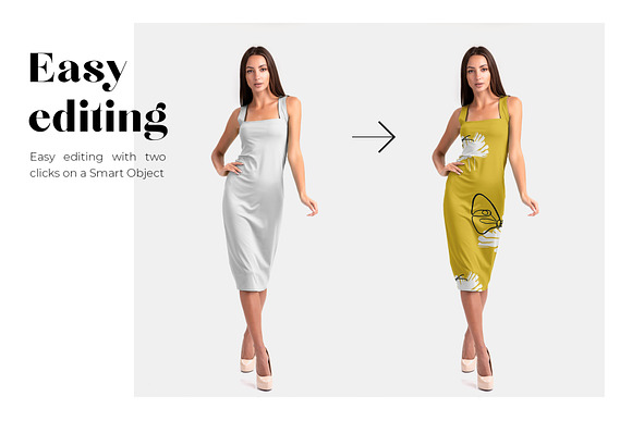 70% OFF Sale Female Dress Mockups in Product Mockups - product preview 2