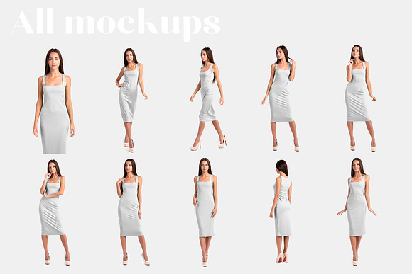 70% OFF Sale Female Dress Mockups in Product Mockups - product preview 3