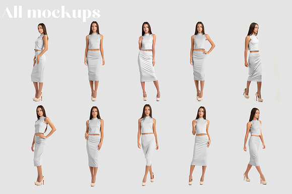 70% OFF Sale Female Dress Mockups in Product Mockups - product preview 5