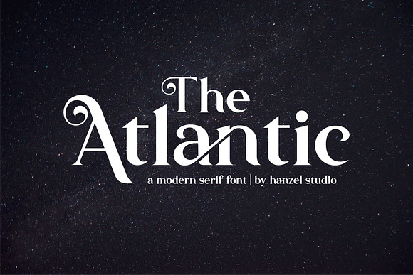 The Atlantic//Modern Serif Font in Serif Fonts - product preview 10