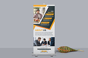 Construction Roll-up Banner Template