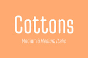 Cottons Medium & Medium Italic