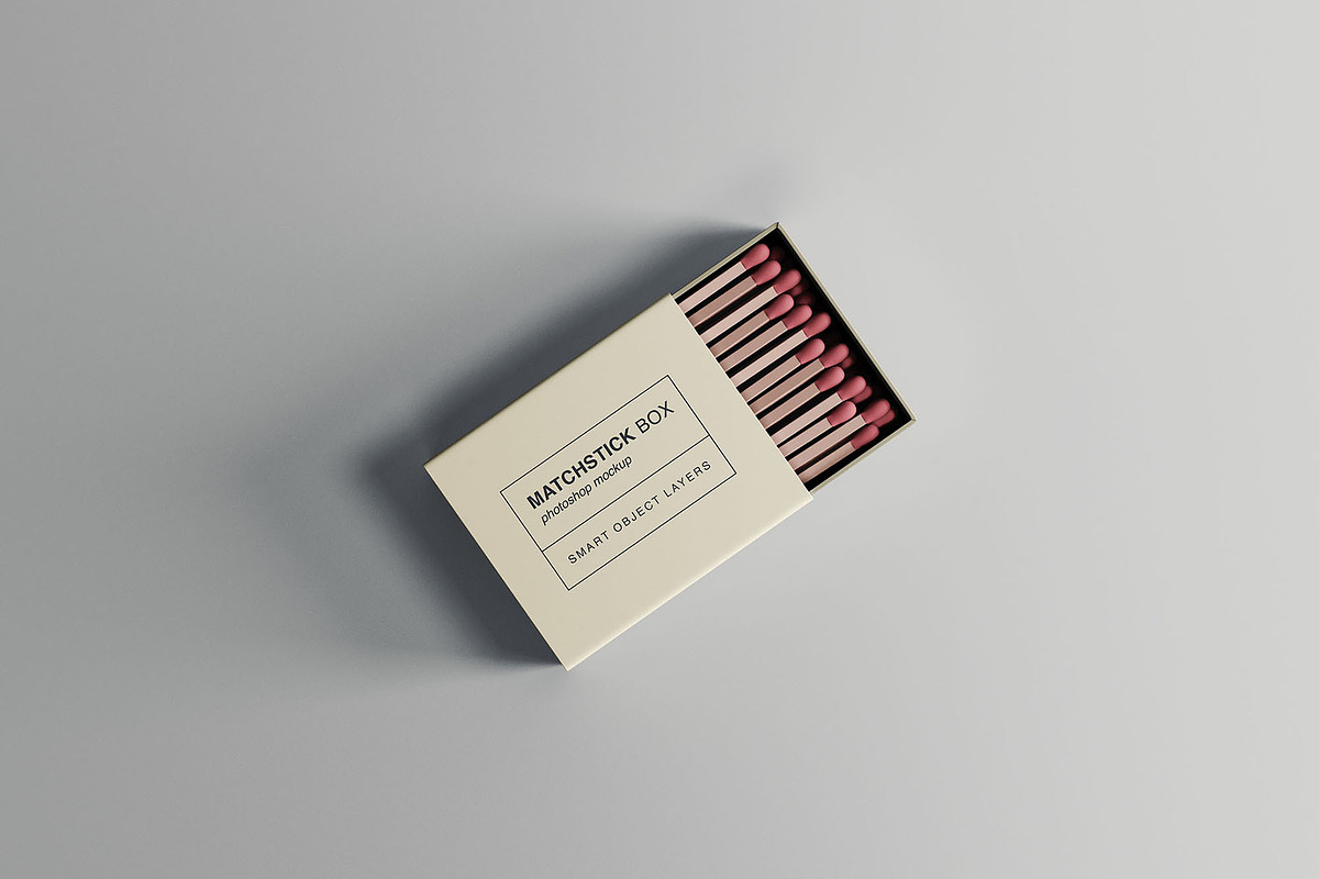 Matchstick Box Mockup in Product Mockups - product preview 8