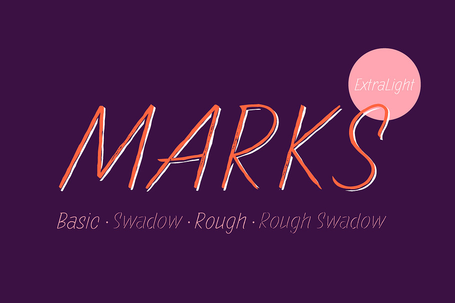 Marks ExtraLight Package in Sans-Serif Fonts - product preview 8