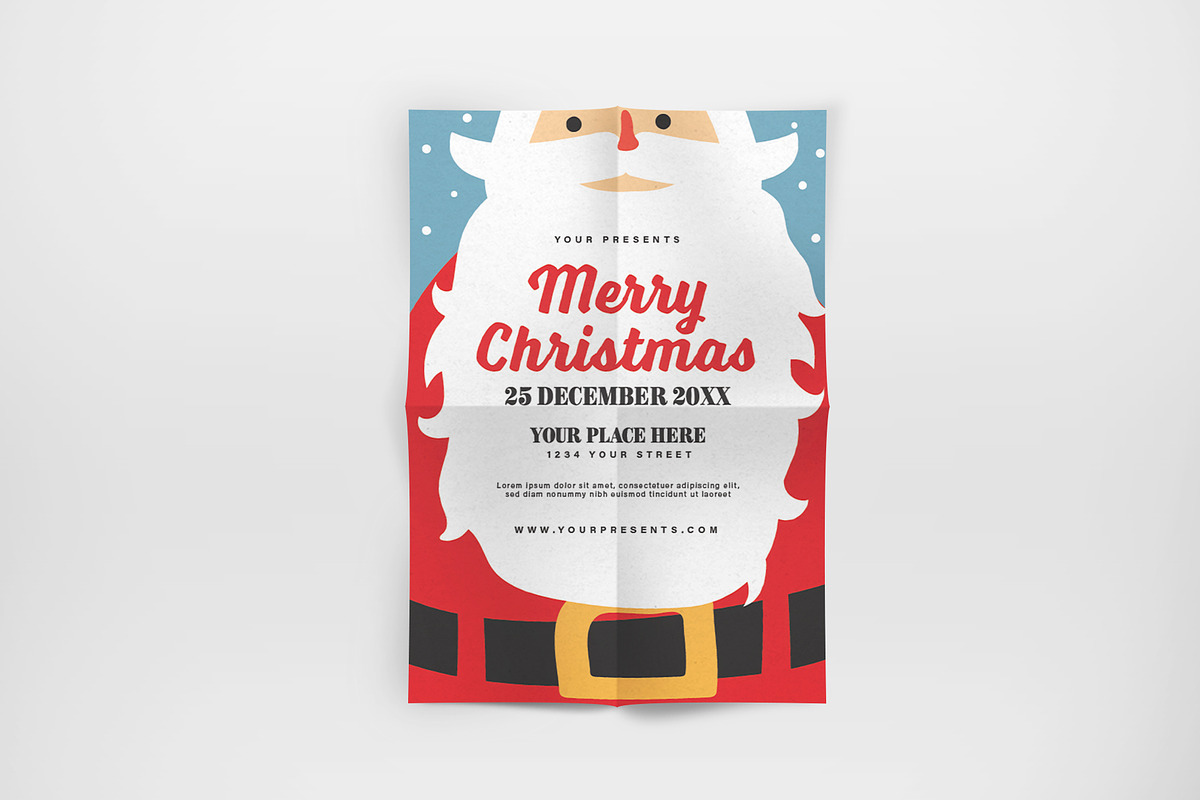 Merry Christmas Party in Flyer Templates - product preview 8