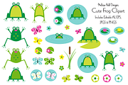 Cute Frog Clipart