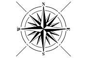 Vector Compass Rose (Wind Rose)