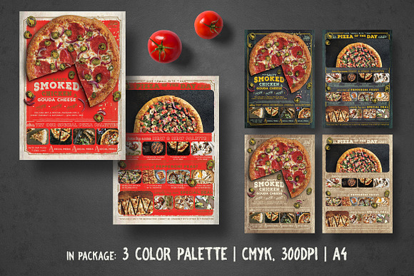Pizza Promo Flyer in Flyer Templates - product preview 4