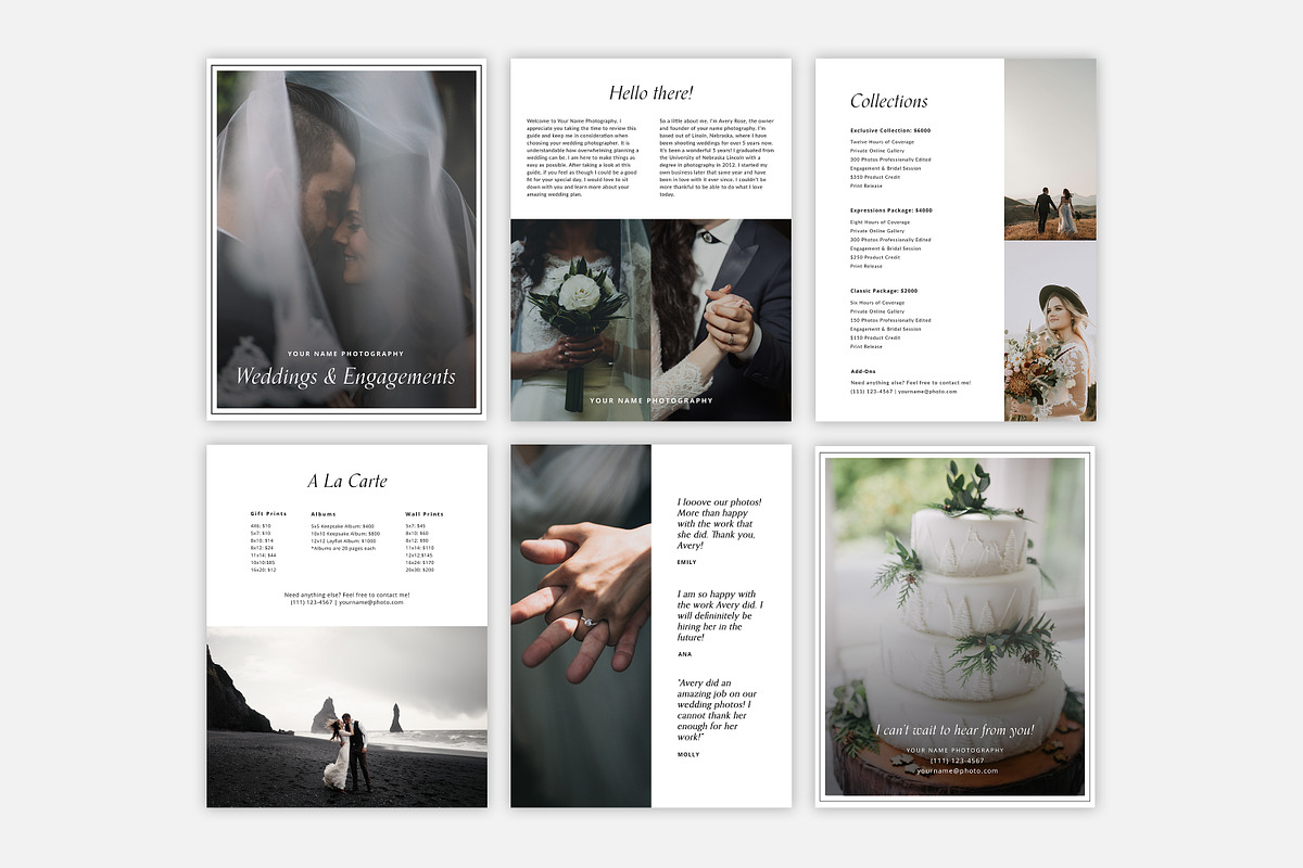 Photography Mini Magazine in Magazine Templates - product preview 8