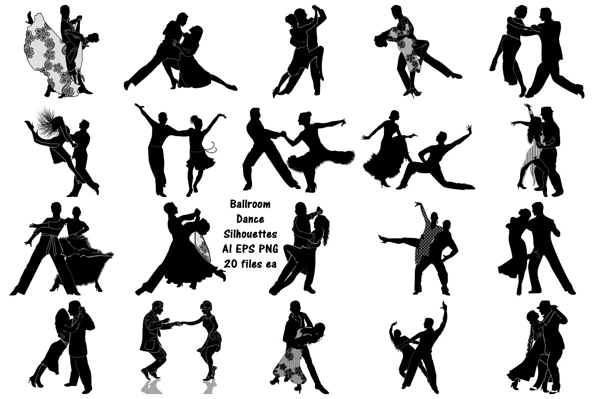 Ballroom Dance AI EPS PNG in Illustrations - product preview 8