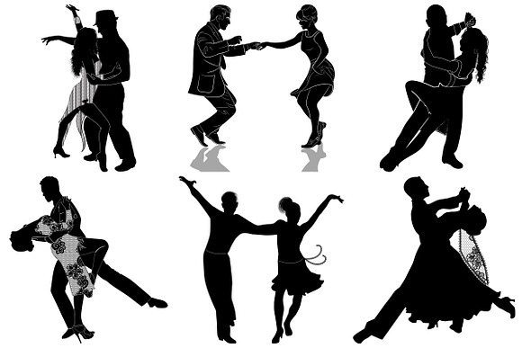 Ballroom Dance AI EPS PNG in Illustrations - product preview 3