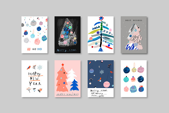 Christmas decorative set in Illustrations - product preview 4
